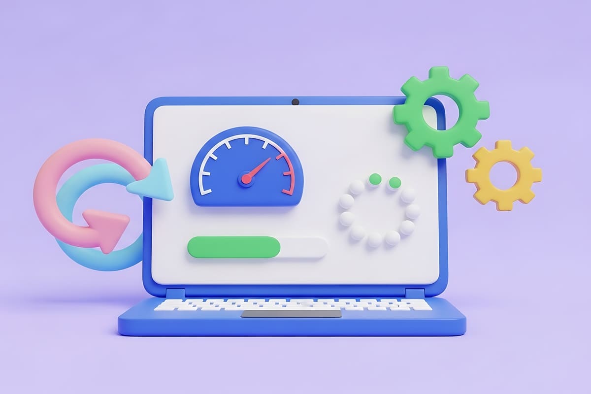 分析中のPC画面